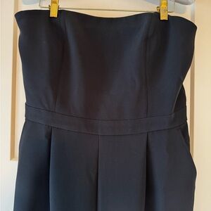 GAP Black Strapless Jumpsuit